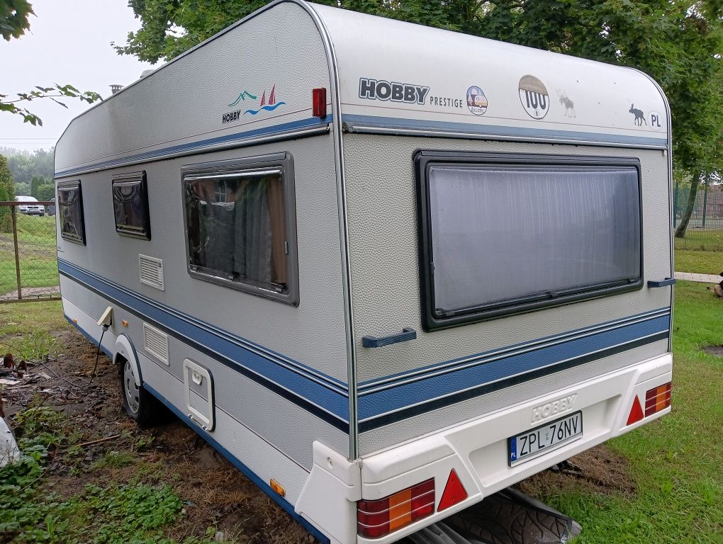 Przyczepa kempingowa hobby 545, przedsionek