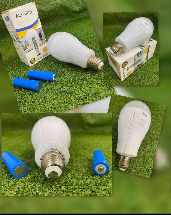 Аккумуляторная лампочка  лампа на аккумуляторе USB