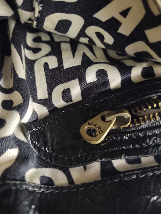 Torebka skórzana naturalna Marc Jacobs