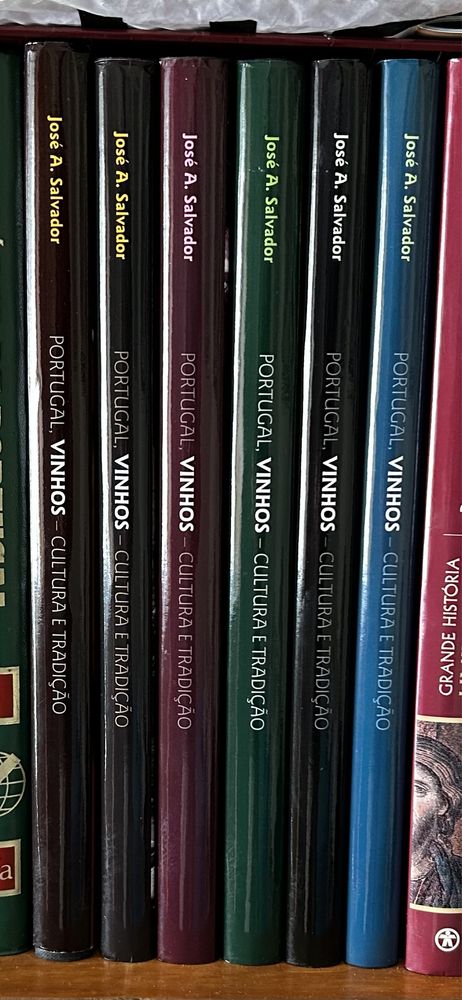 Vendo colecção de 6 livros de PORTUGAL - VINHOS - CULTURA E TRADIÇÃO