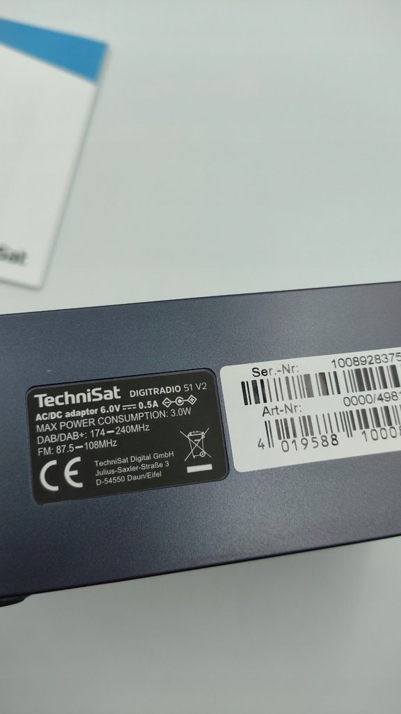 Radio sieciowe fm DAB+ TechniSat DigitRadio 51 hit z rds