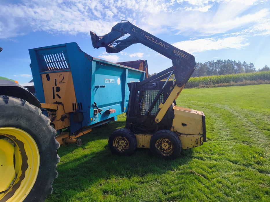 ŁADOWARKA NEW HOLLAND LX465 Z ŁYŻKĄ Super St Bobcat Schaffer Wiedemann