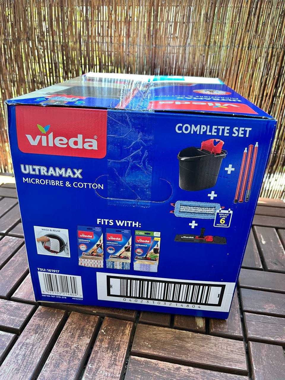 Vileda Ultramax – NOWY zestaw do mycia podłóg z mopem i wiadrem