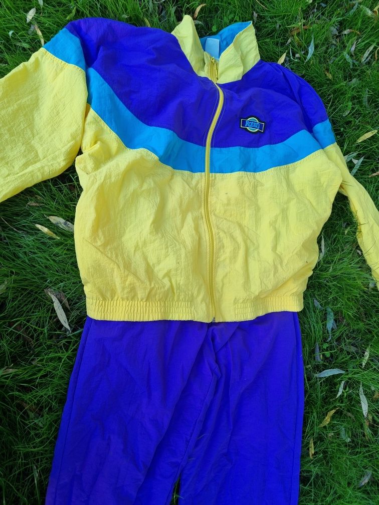 Retro dresy nylonowe lata 90te r. 170/176
