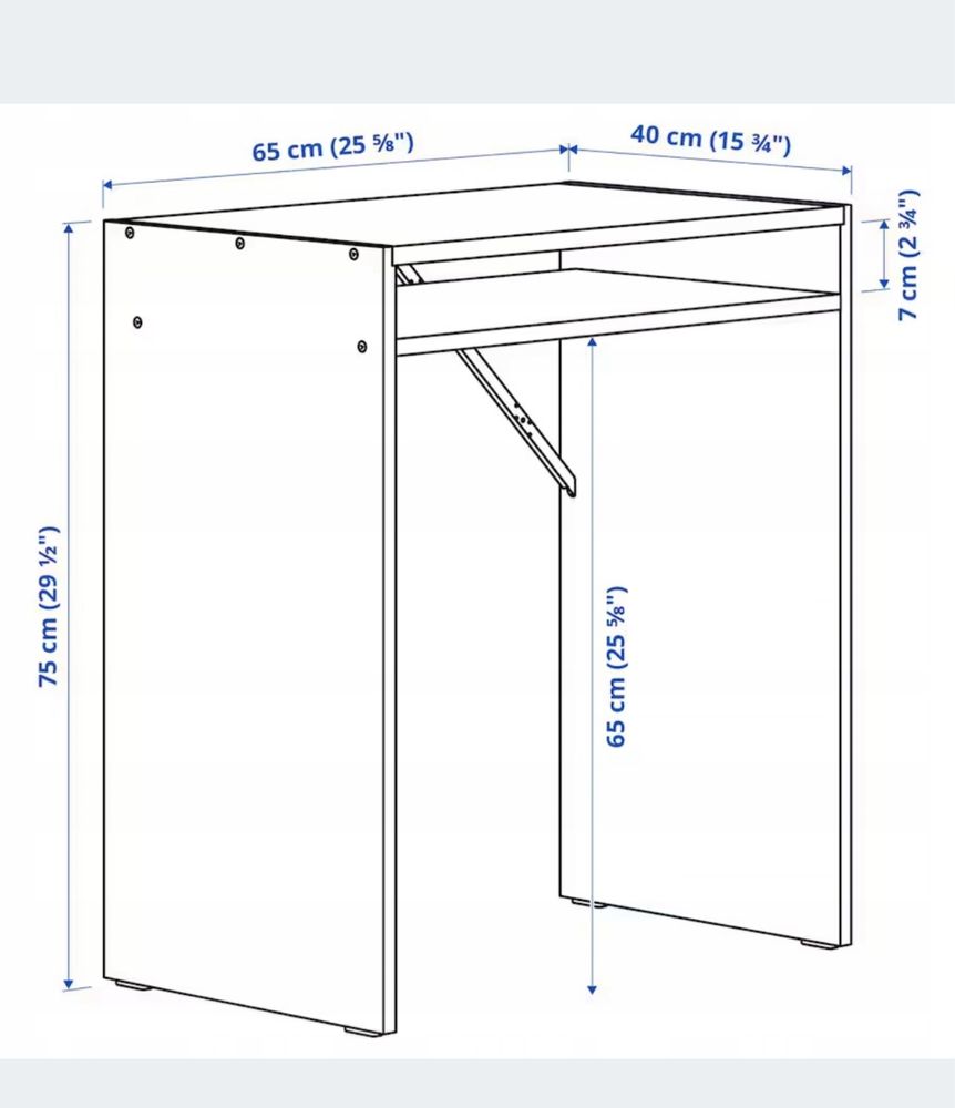 Biurko IKEA Torald 65x40