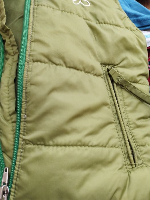 Kamizelka bezrękawnik zielona  98