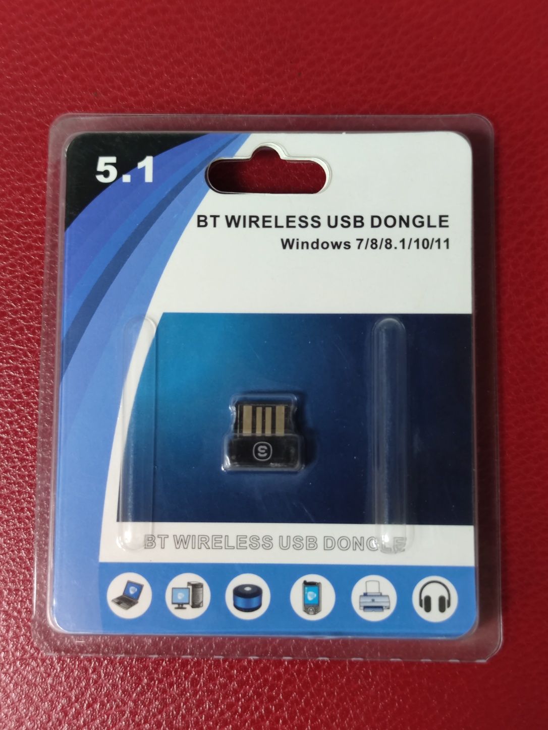Безпровідний USB Bluetooth 5.1 адаптер для ПК та ноутбуків