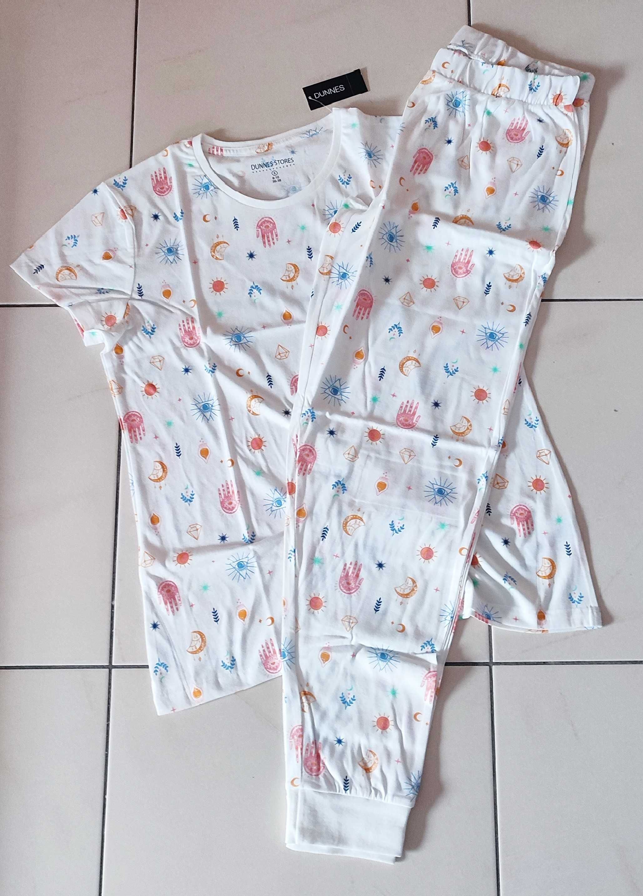 Dunnes stores kolorowa pidżama, r.36-38( S)