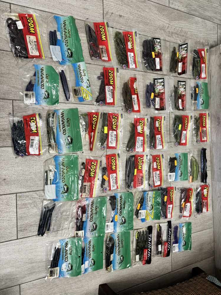 Material pesca para o achigã