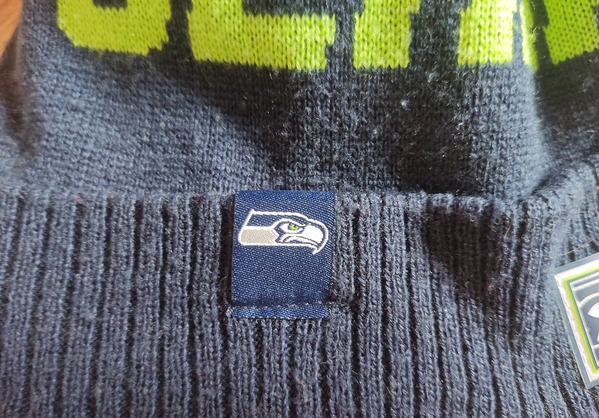 Czapka zimowa zespołu ligi NFL Seattle Seahawks New Era