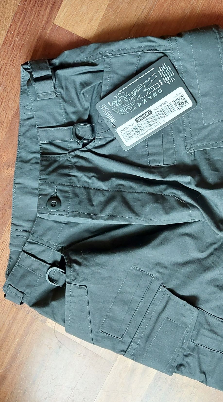 Spodnie wojskowe bojówki S oliwkowo-szare