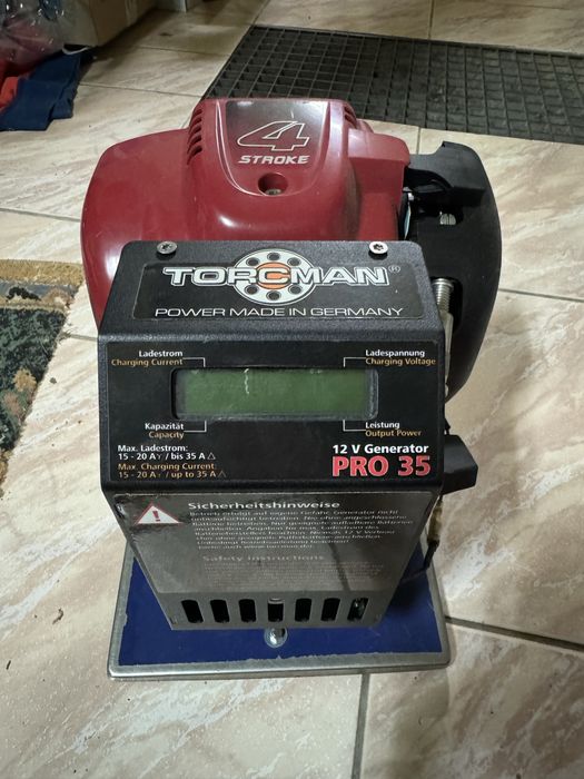 Generator Prądu stałego Torqman PRO35 z silniekiem Hondy GX35