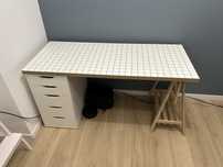 Biurko Ikea 140x60 Alex Mittback Lagkapten