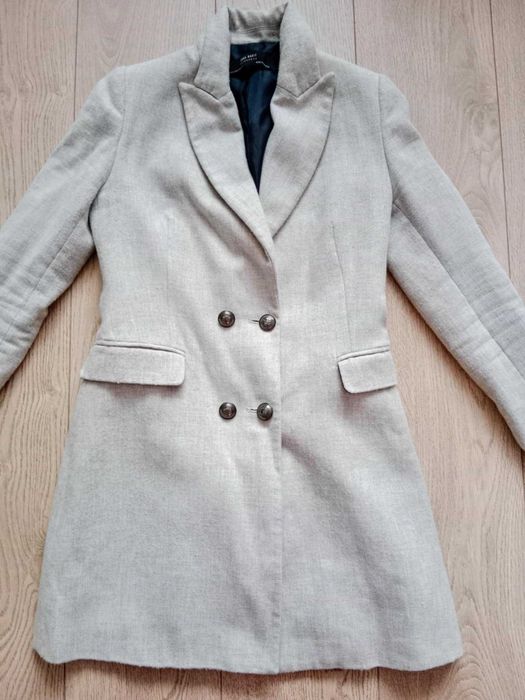 Zara xs szara marynarka plaszczyk