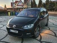 Volkswagen Sharan HIGHLINE ,Elektryczne drzwi klapa, BEZWYPADKOWY, niski przebieg 130tys