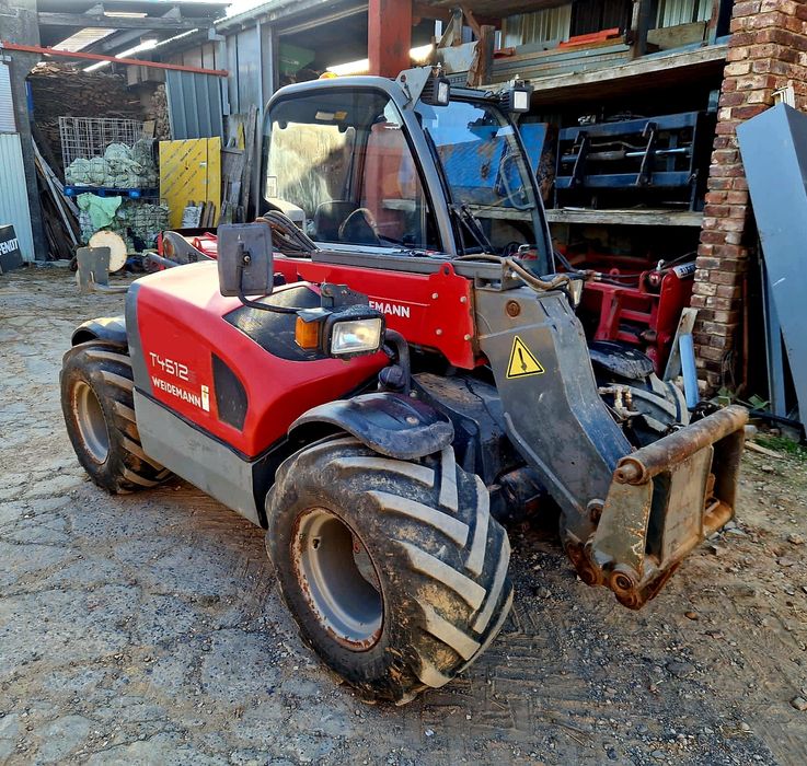 Weidemann T4512 super stan 2010r teleskopowa mini ładowarka schaffer