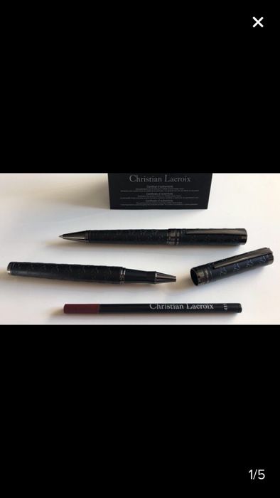 BAIXA de Preço! NOVO. Conj. 2 Esferográficas Christian LaCroix, estojo