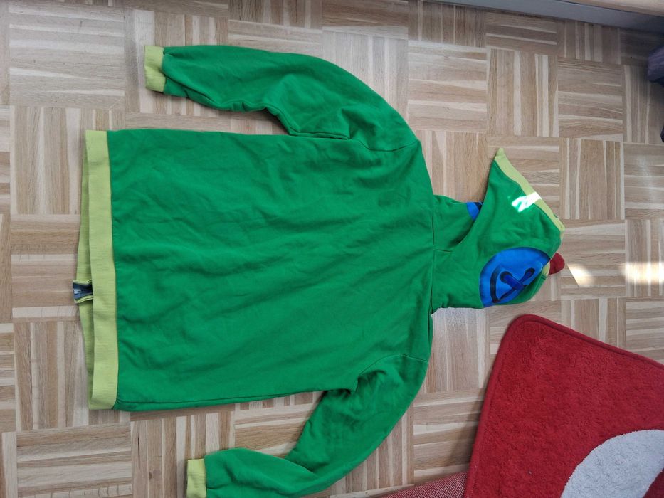Bluza zielona chłopięca r. 152