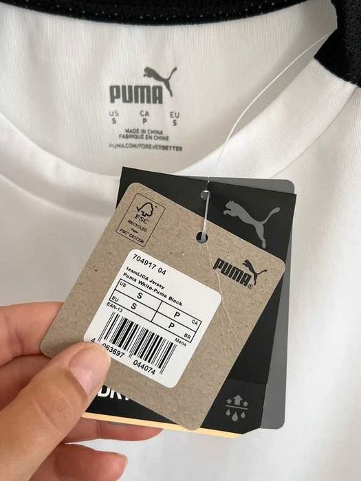 Nowy T-shirt Puma S bialy