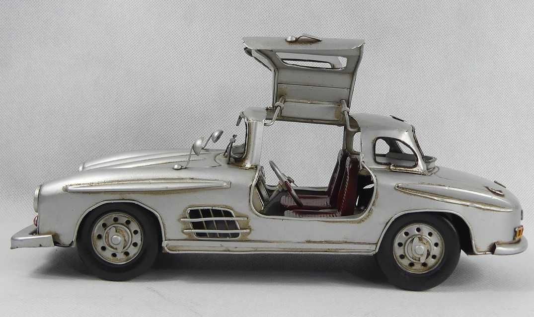 Gullwing Replika Metalowy Mercedes -Benz 300 SL AUTO pojazd retro