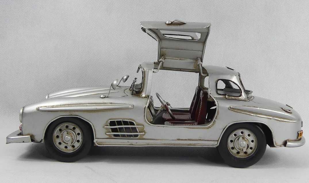 Gullwing Replika Metalowy Mercedes -Benz 300 SL AUTO pojazd retro