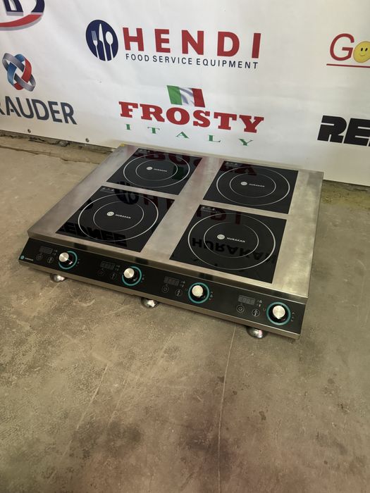 Індукційна Плита Професійна На 4 Комфортки Hurakan Німеччина!