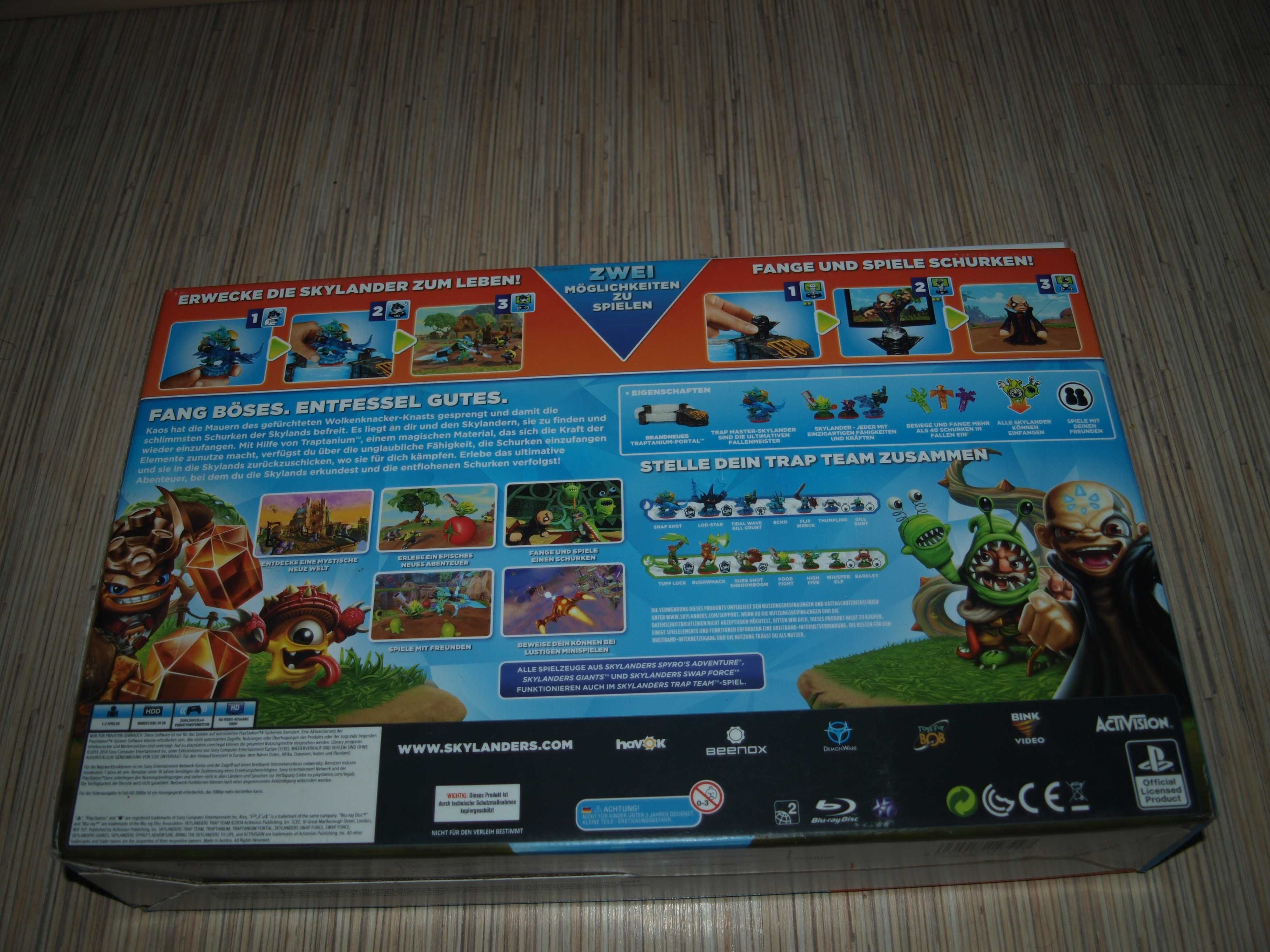 Skylanders Trap Team ps4 zestaw startowy jak nowy!!