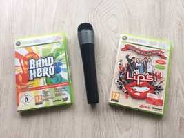 Mikrofon bezprzewodowy Xbox 360 karaoke Lips Band Hero