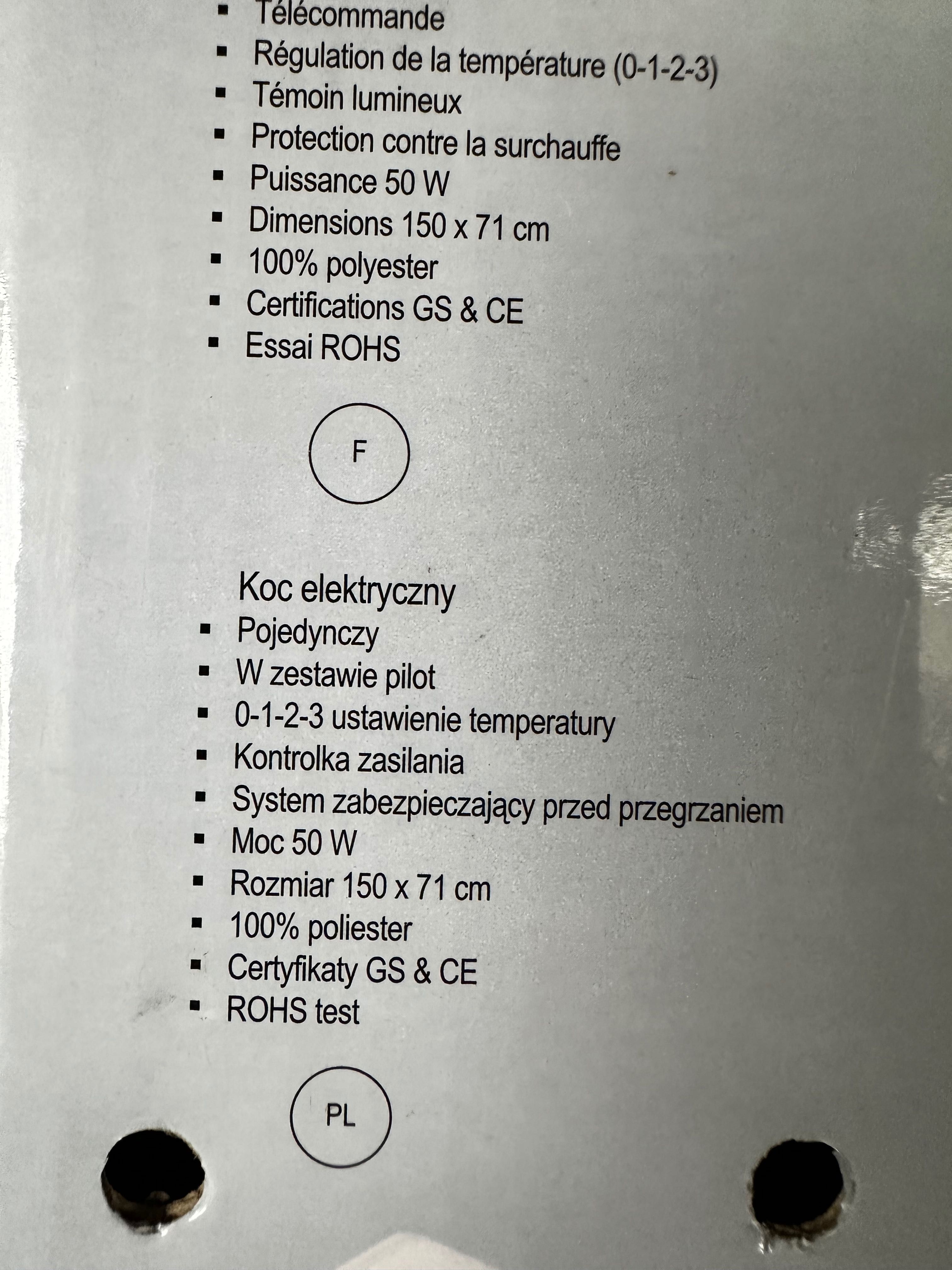 Koc elektryczny nowy