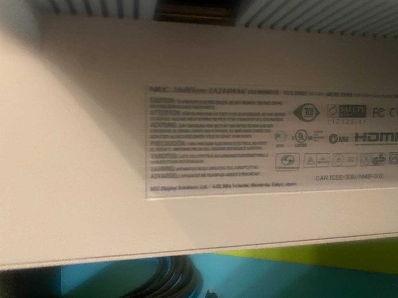 NEC EA243WMi 24" 1920x1200 TN LED PIVOT