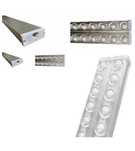 Natynkowa Lampa 200W LED Świetlowka Panel Aluminium Punktowe Diody