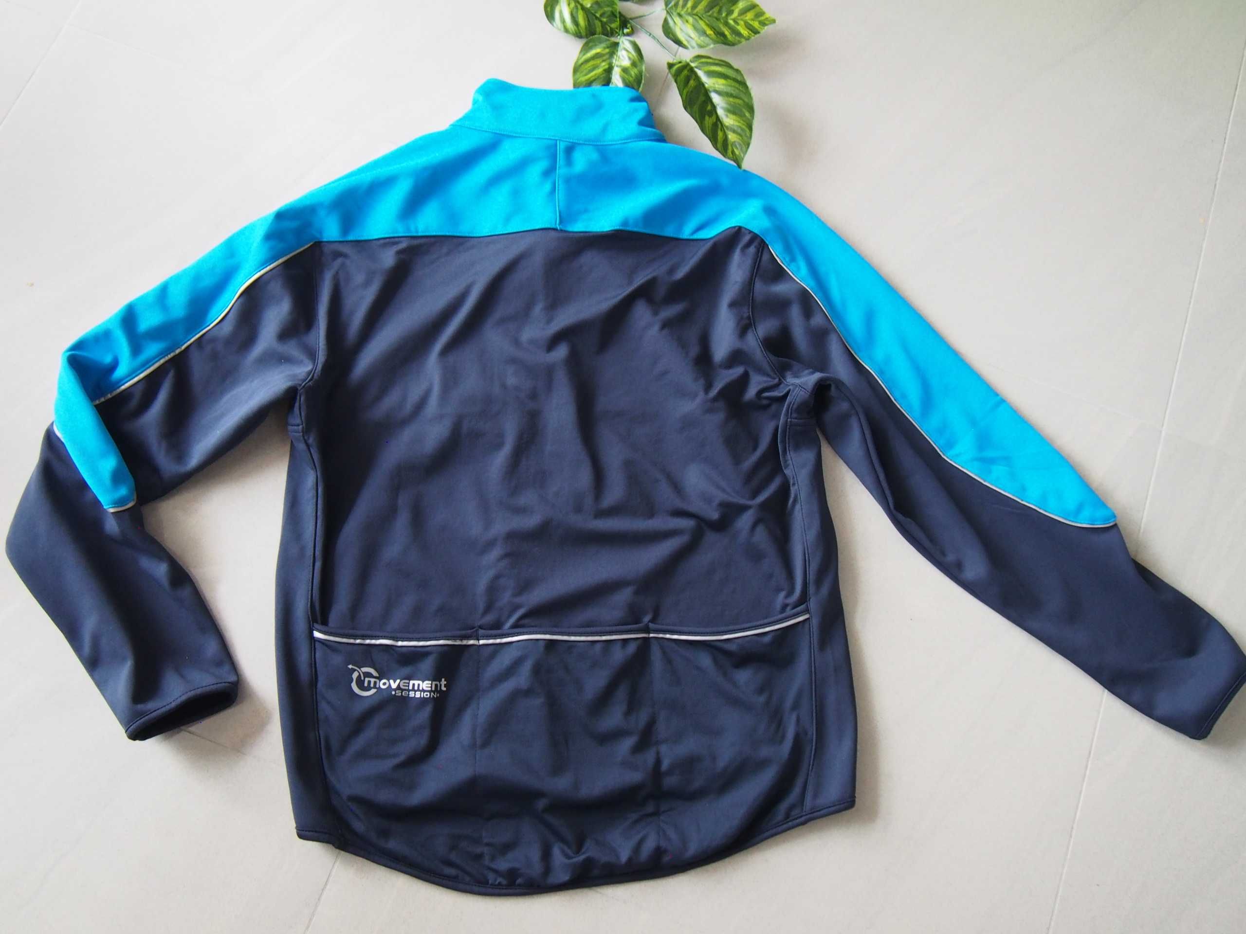 Bluza kurtka softshell na rower sportowa M/L męska