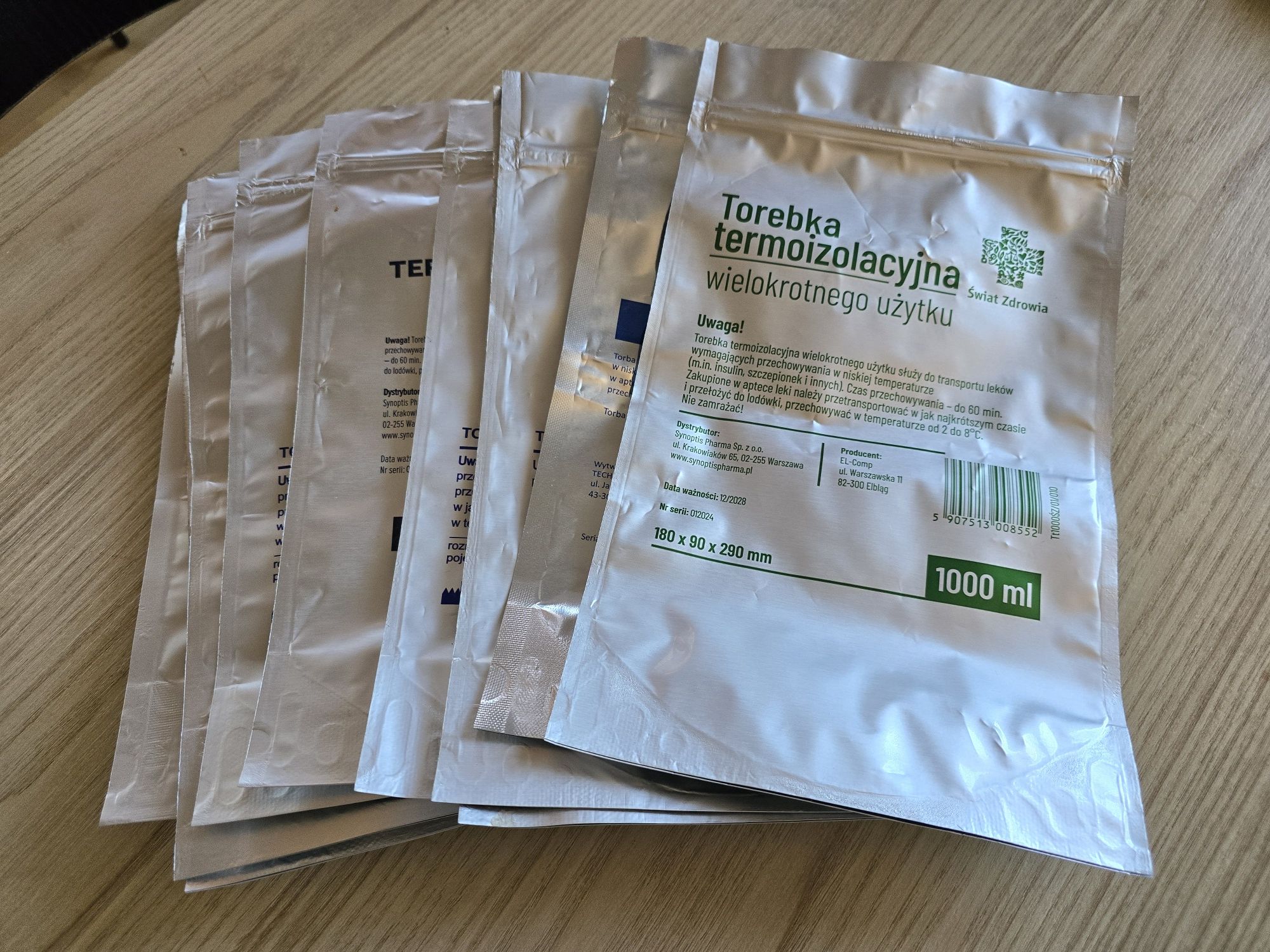 Torba termoizolacyjna 1 litr - 10 sztuk