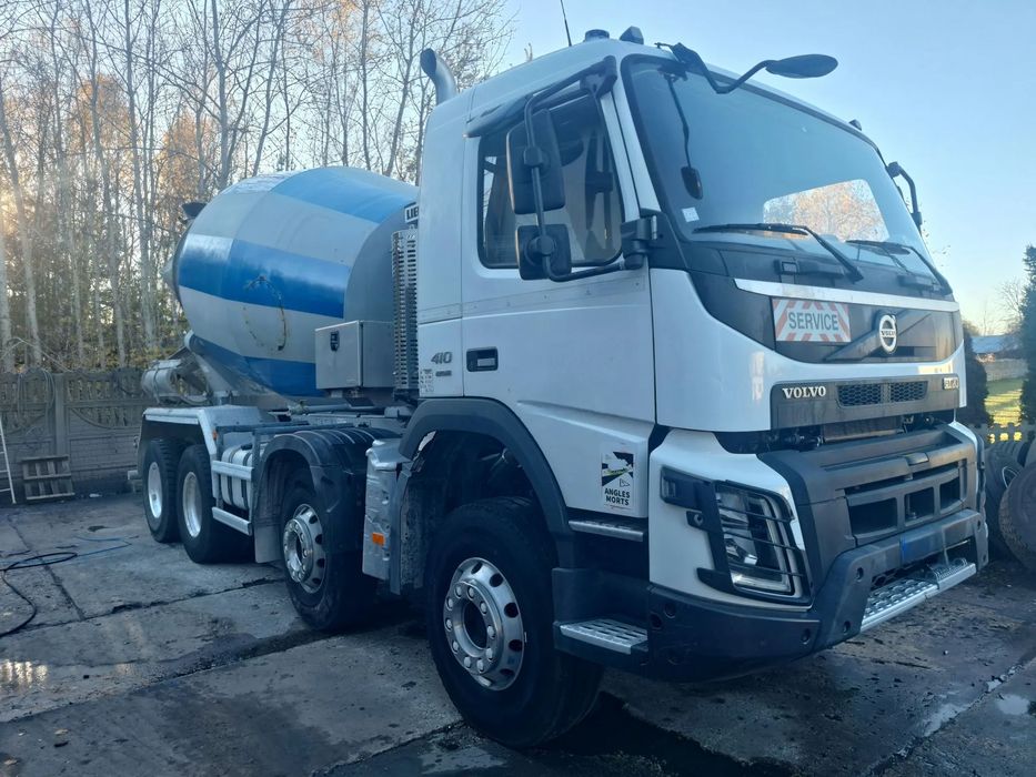Volvo FMX410 Euro 6 / 8X4 / 2017 / LIEBHERR 9M3 Ładowność 20500 kg IMPORT FRANCJA