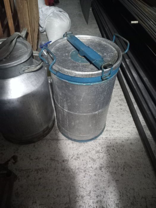 Бочка алюмінієва 40л оцинкована ємність 70л