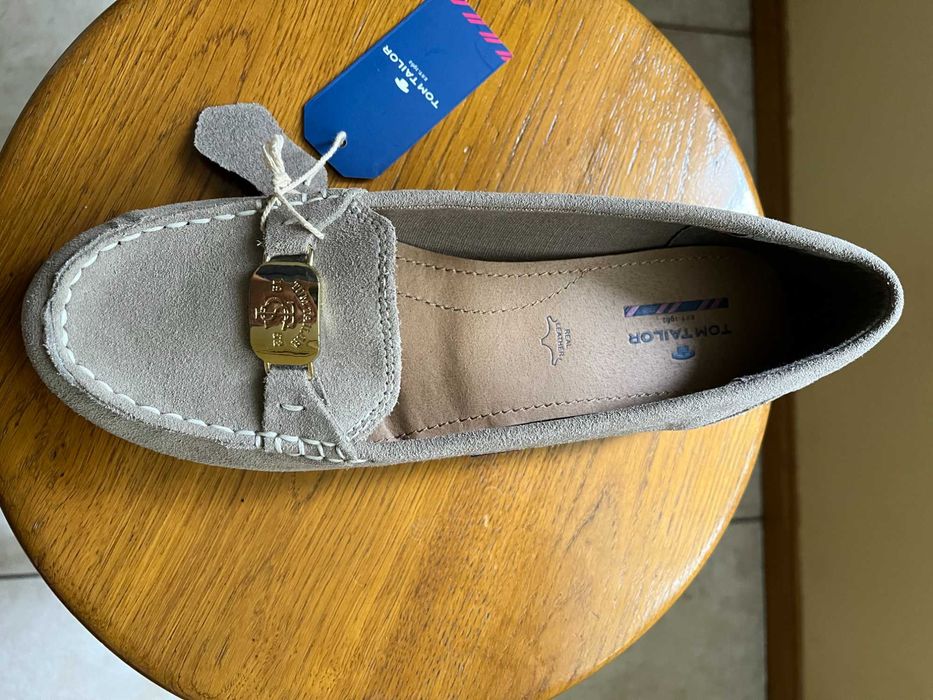 Mokasyny damskie skórzane 39