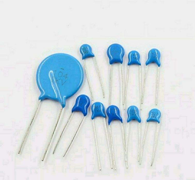 Високовольтні конденсатори 1kV, 2kV, 3kV. Номінали в описі.