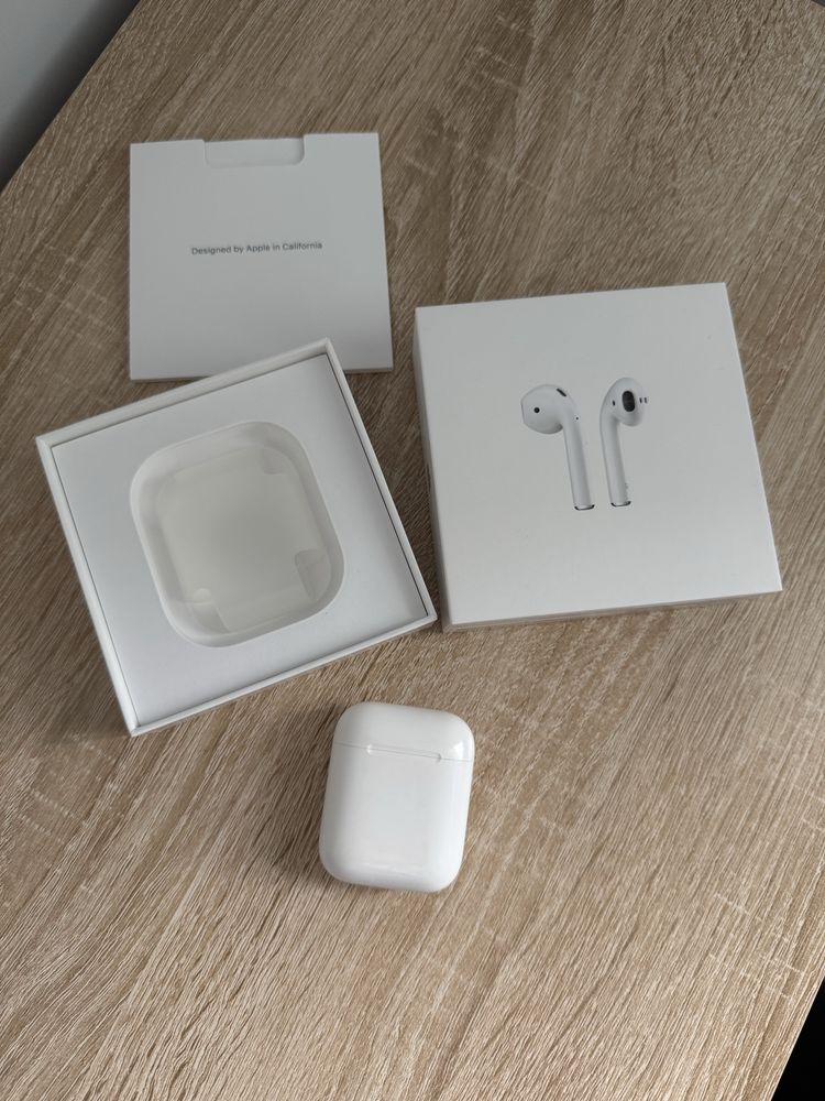 Оригінальний кейс Apple AirPods 1 + коробка (без навушників)