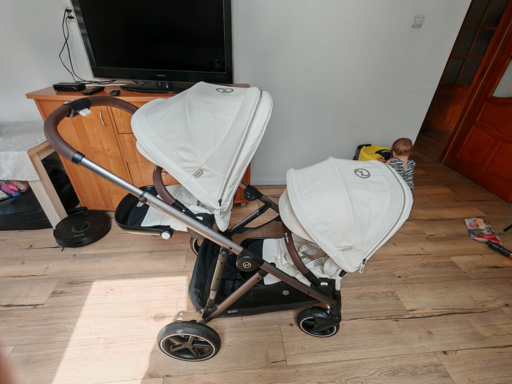 Cybex gazelle S seashell beige
