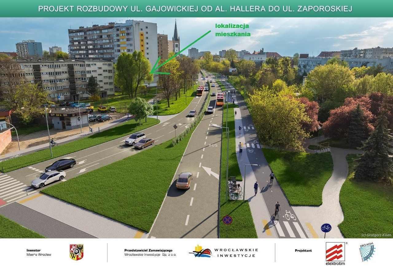 Gajowicka, bliko Sky Tower, bez pośredników, odnowione, umeblowane