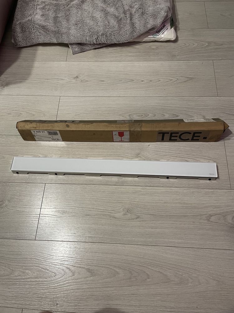 TECE Ruszt prosty ze szkła, szkło białe 800 mm 600891