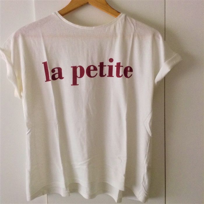 T-shirt branca Zara