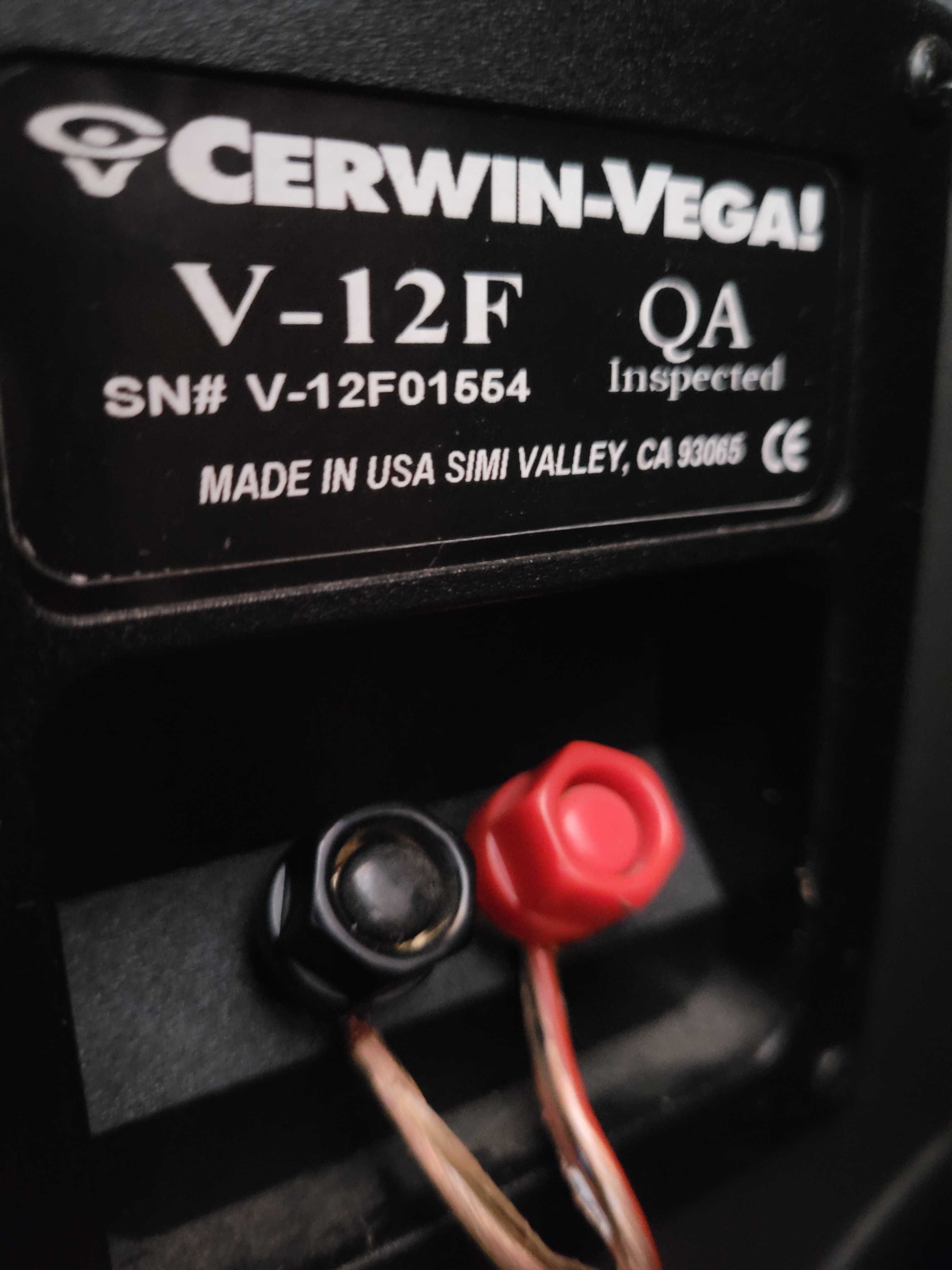 Kolumny Cerwin-Vega!  V-12F  made in USA