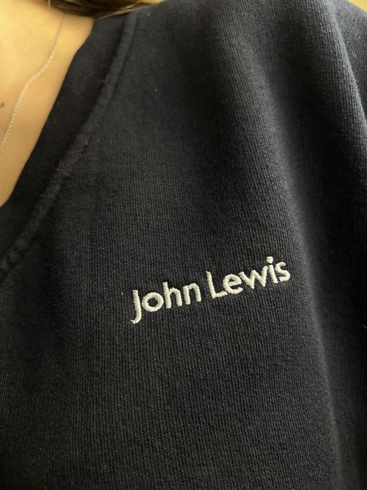 Світшот уніскс темно синього кольору на утеплені від John Lewis
