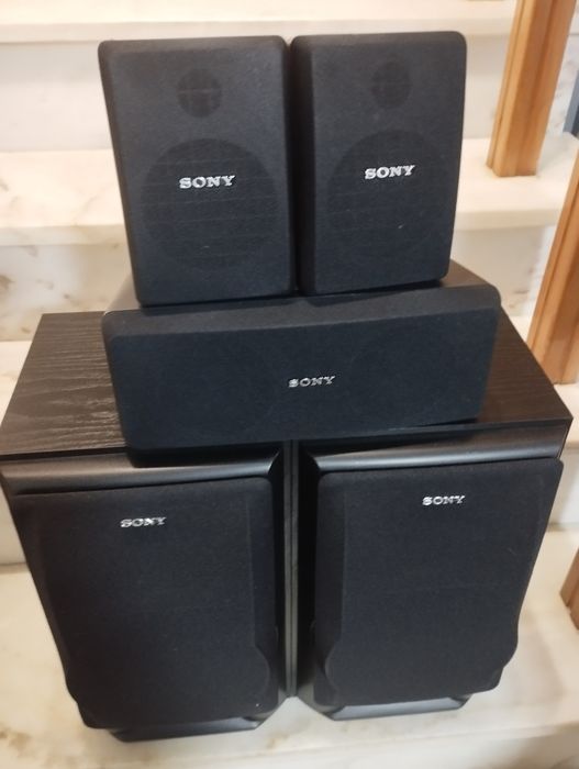 5 colunas de som Sony
