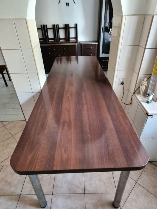 Stół/Blat w kolorze brazowym