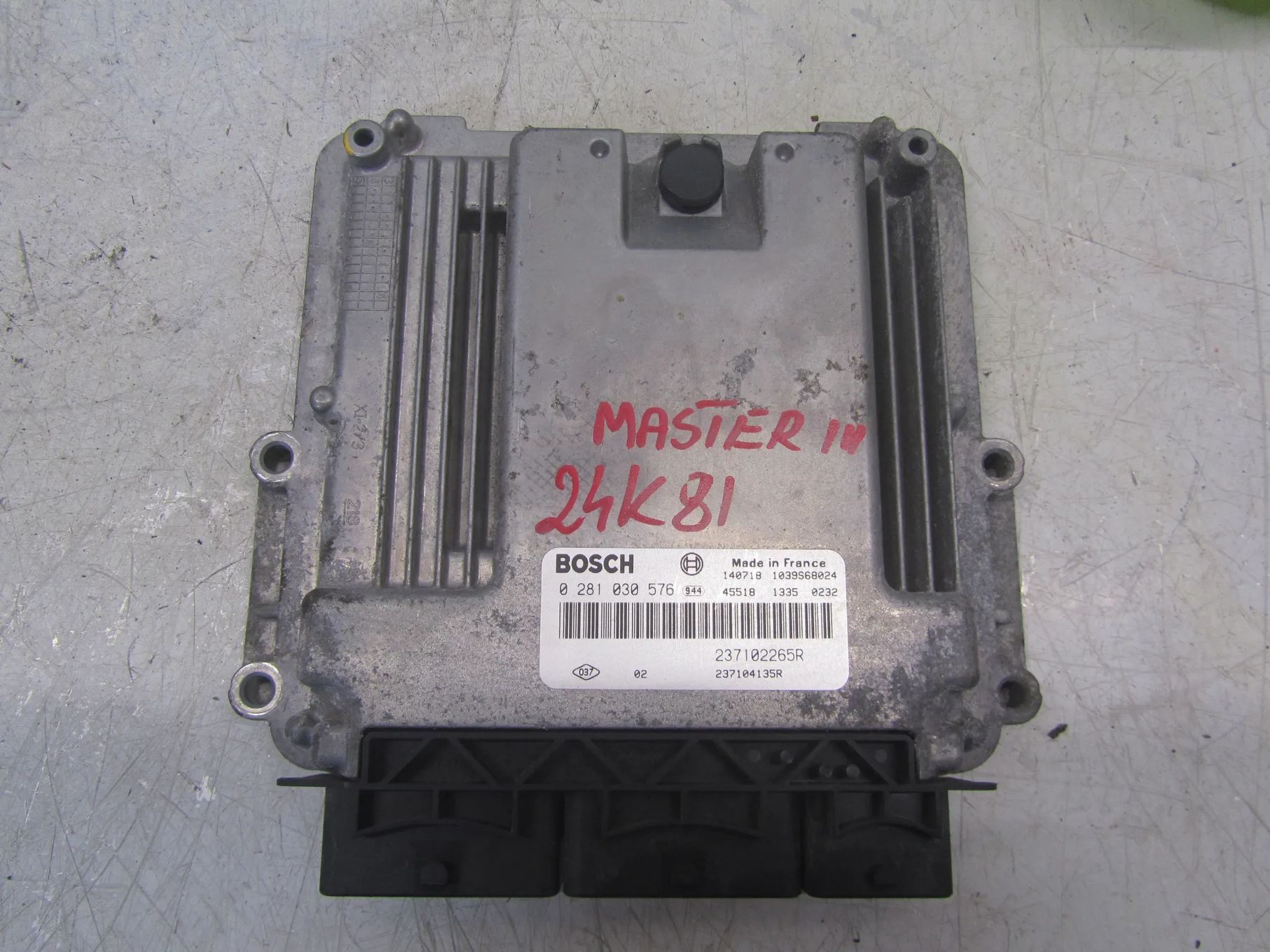 renault master III 2.3 dci komputer sterownik silnika 0281030576