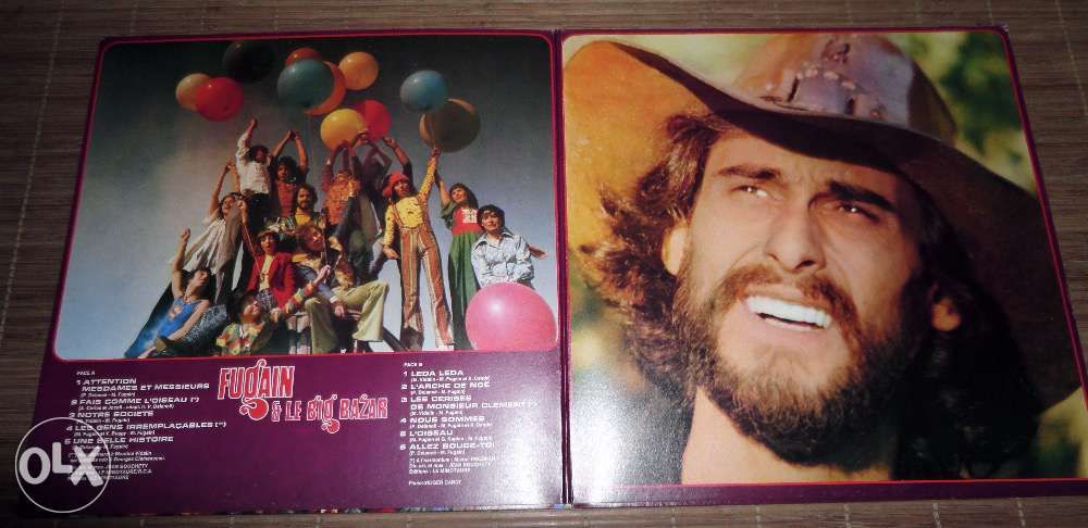 Vinil LP Fugain & Le Big Bazar Novo