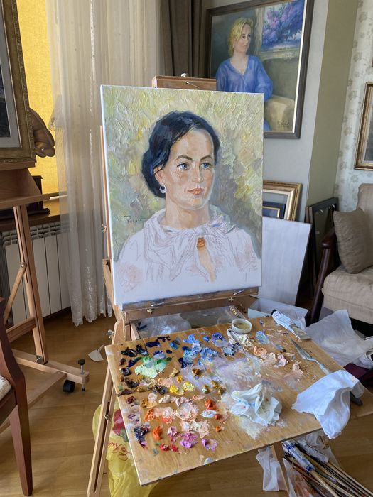 Портрет намалювати, олія, холст