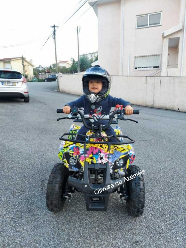 Capacetes criança de motocross extreme para mini motas e moto 4